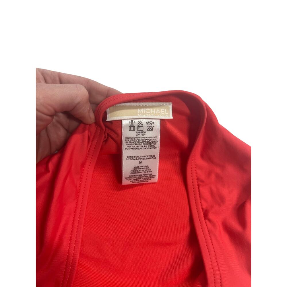 MICHAEL Michael Kors Classic Hipster Bikini Bottoms – Sea Coral | Size M | NWT - Picture 5 of 6